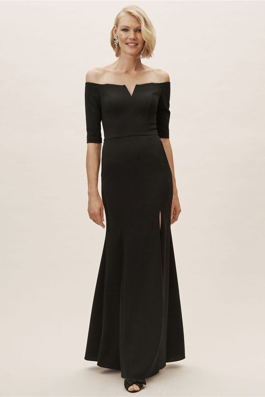 New Anthropologie BHLDN Emile Dress $230 SIZE 4 Black
